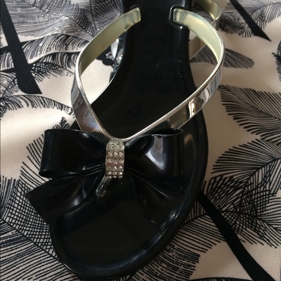 💙Summer ready black plastic sandals 💙 - Picture 4 of 4